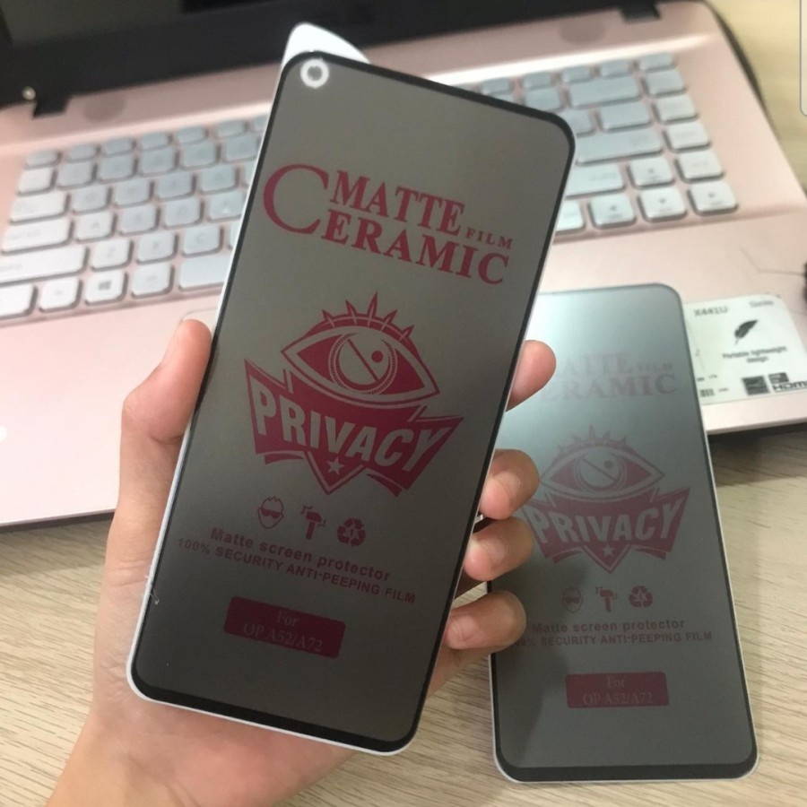 Anti gores kramik oppo A74 Privasi